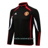 Chaqueta De Entrenamiento Trajes Manchester United 2022-23 Negro Blanco - Hombre